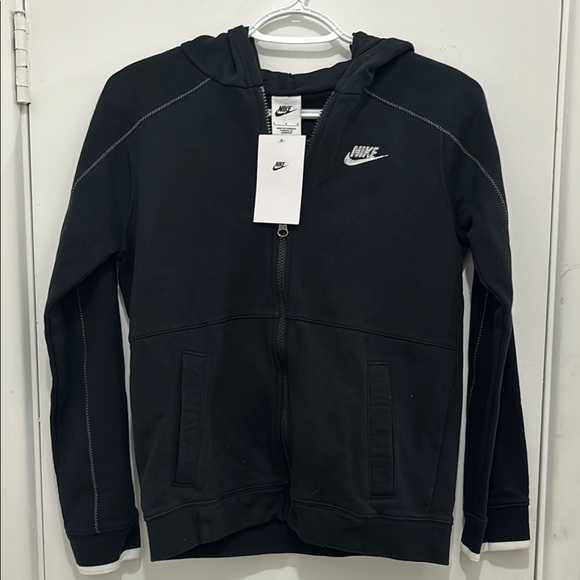 Nike Jackets & Blazers - Nike Black Zip-Up Hoodie